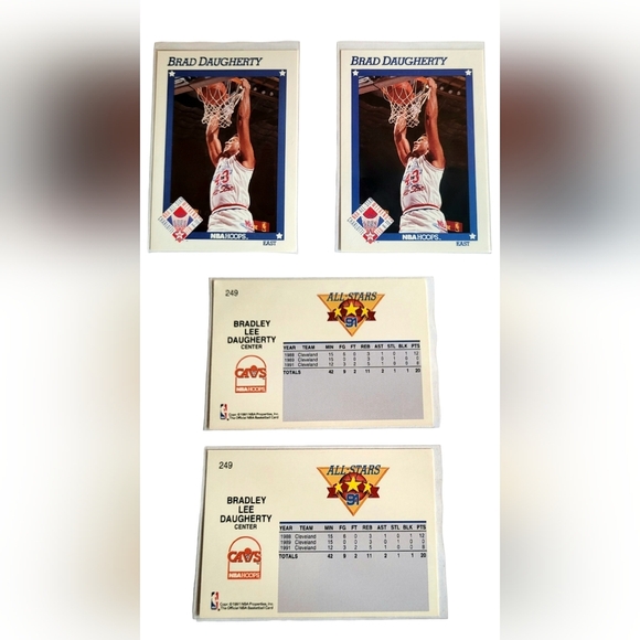 1991 EAST RAW MINT NBA HOOPS ALL-STARS LOT PATRICK EWING DOMINIQUE WILKINS MORE - Picture 9 of 9